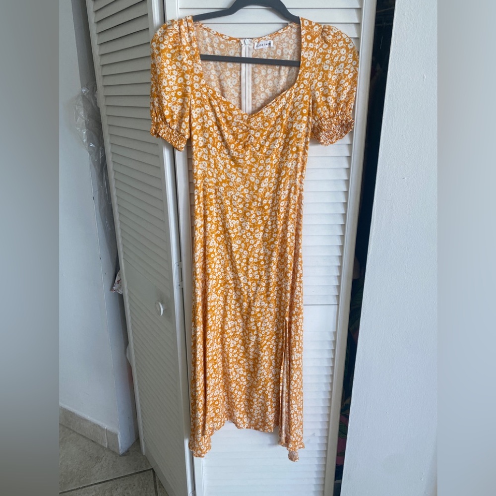 Petal and pup xs midi with slit